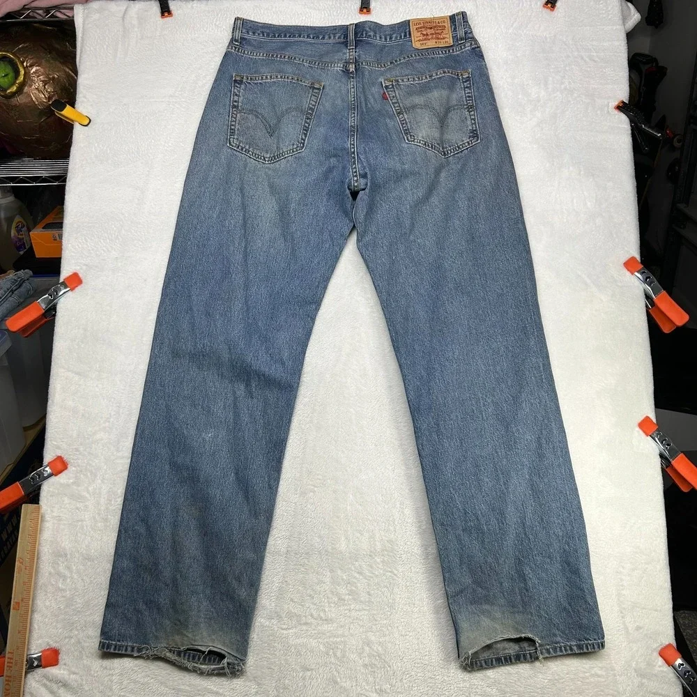 Levi's 569 Loose Straight Jeans Men's Blue‎ Denim High Rise Classic - 36X35.5